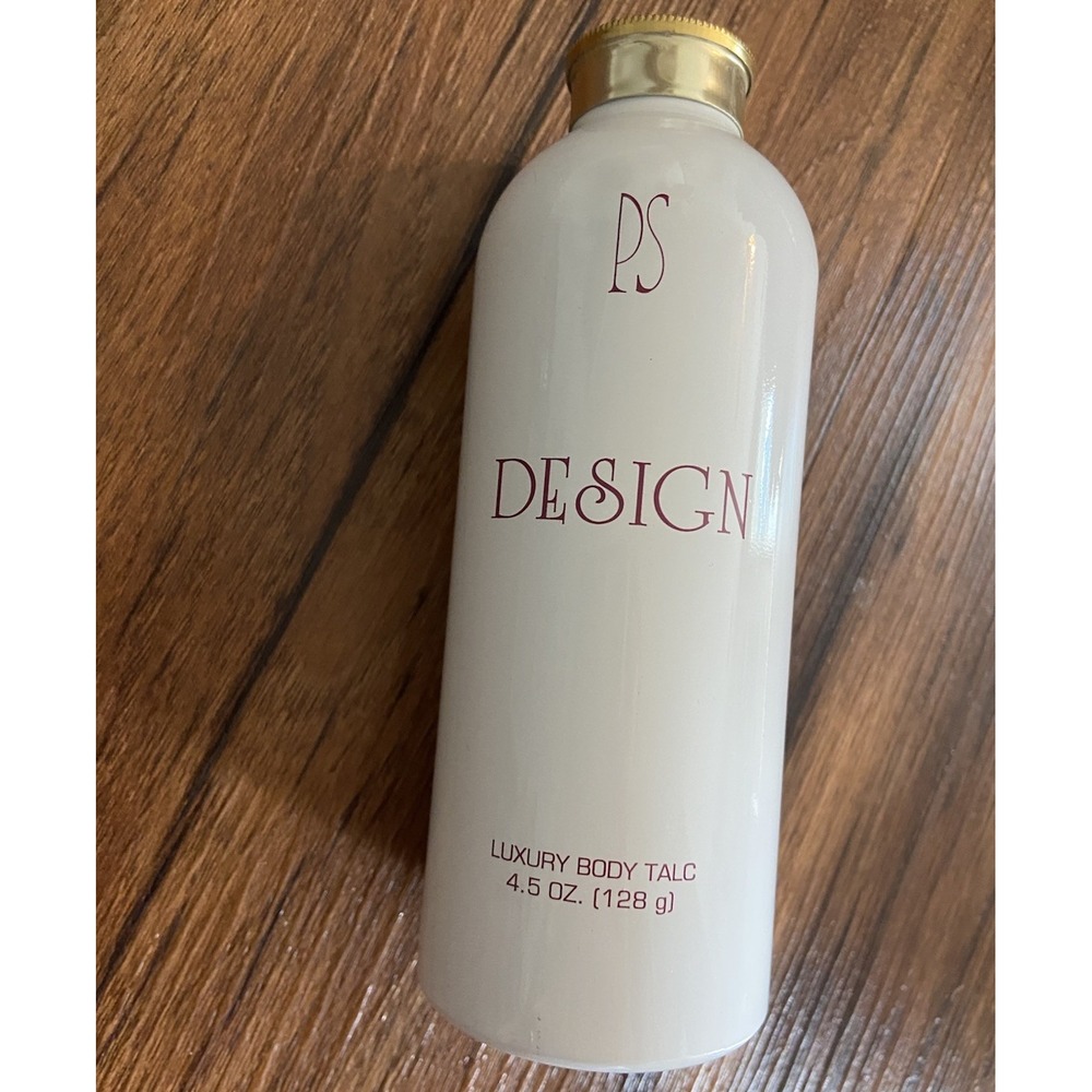 RARE PS Design By Paul Sebastian Men's Luxury Body Talc 4.5 Oz DISCONTINUED